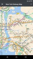 New York Subway Map постер