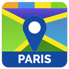 Mapas de Paris ícone