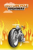 پوستر 3D Motorcycle Highway Racing