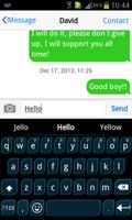Emoji Keyboard+ Blue Charm โปสเตอร์
