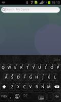 Emoji Keyboard+ Black Grape Affiche