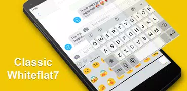 Emoji Keyboard+ White Theme