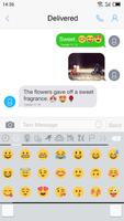 Emoji Keyboard+ White Theme syot layar 2