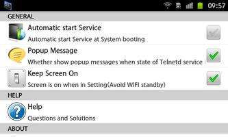 Telnet Server & Network adb captura de pantalla 1