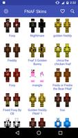 Skins FNAF for Minecraft PE постер