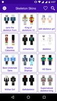 Skeleton Skin for Minecraft PE poster