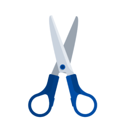 Hair cutting scissors