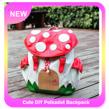 Cute DIY Polkadot Backpack