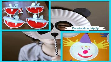 Cute Paper Puppet Plate Clown capture d'écran 2