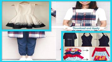 DIY Refashion Kleidung Plakat