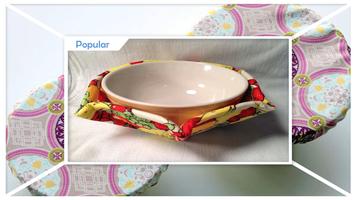 Easy DIY Fabric Bowl Covers Affiche