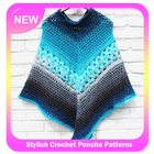 Stylish Crochet Poncho Patterns icône