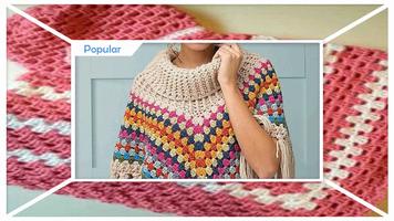 Stylish Crochet Poncho Patterns capture d'écran 1