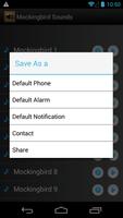 Mockingbird Sounds RIngtone capture d'écran 2