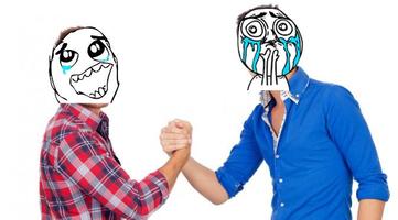 Troll Face Photo Sticker Pro imagem de tela 2