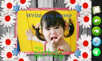 Birthday greeting photo syot layar 2