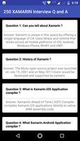 250+ XAMARIN Interview Q & A |  Full Preparation capture d'écran 2