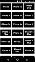 Poster All Apple iPhones HD  2007 - 2018