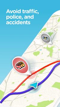 Waze - GPS, Maps, Traffic Alerts & Live Navigation poster