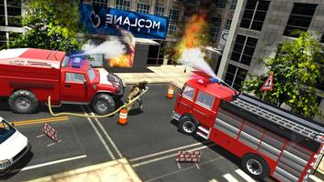 Firefighter - Simulator 3D Cartaz