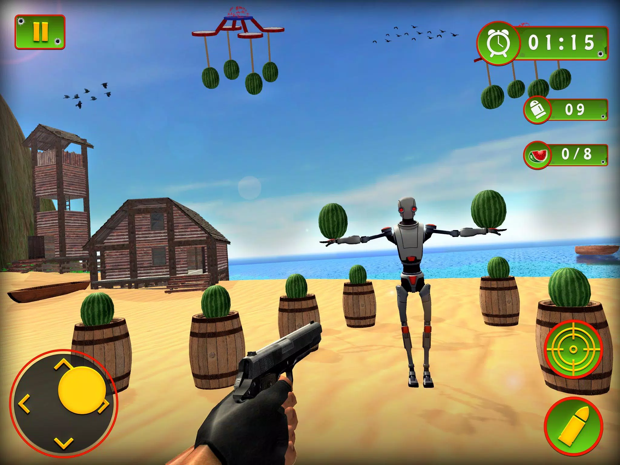 Jogo de tiro de melancia 3D - Download do APK para Android