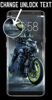 Motorcycle Lock Screen ภาพหน้าจอ 1