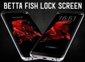 Betta Fish Lock Screen Affiche