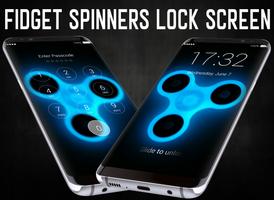 پوستر Fidget Spinners Lock Screen