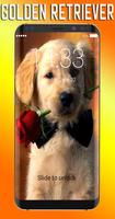 Golden Retriever Lock Screen ポスター