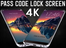 4K Pass Code Lock Screen پوسٹر