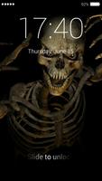 Skeleton Lock Screen اسکرین شاٹ 2