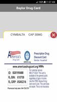 Baylor Drug Card syot layar 2