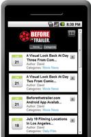 Beforethetrailerer.com App plakat