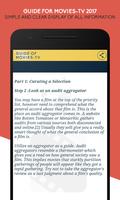 Guide for Movies 2017 capture d'écran 1
