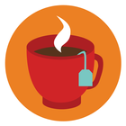 Tea and coffee icono