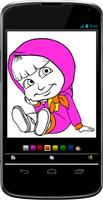 Coloring Masha for Android plakat