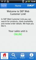 SKF Web Customer Link تصوير الشاشة 1
