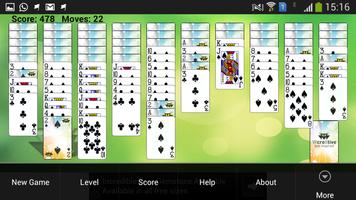 برنامه‌نما Wcre8tive Solitaire Spider عکس از صفحه