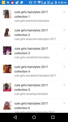 New Cute Girl Hairstyles 2017 For Android Apk Download