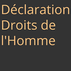 Déclaration droits de l'homme آئیکن