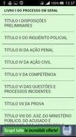 برنامه‌نما Código Processo Penal Brasil عکس از صفحه