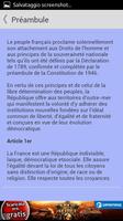 Constitution Française capture d'écran 2