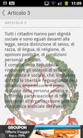 Costituzione Italiana capture d'écran 2