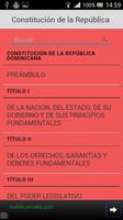 Constitución Rep. Dominicana capture d'écran 1