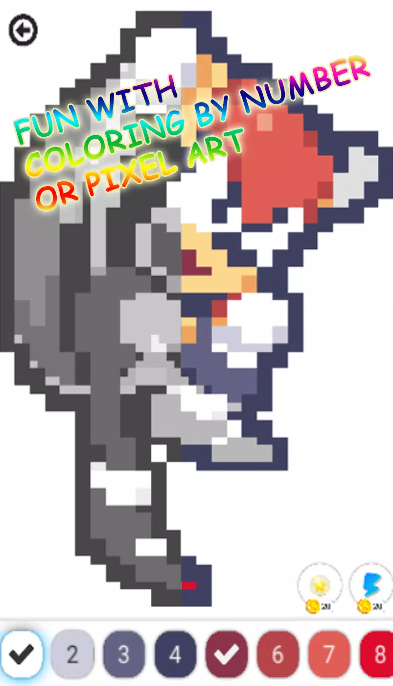 Shadow sonic pixel art