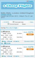 e Cheap Flights Screenshot 1