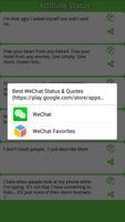 Best WeChat Status & Quotes capture d'écran 3
