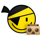 #HackThePlanet VR Cardboard Zeichen