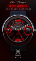 Red Abyss WEATHER watch face plakat