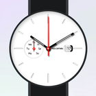 White Plate Watch Face icône